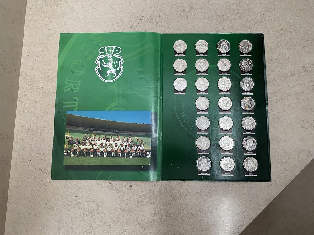 Coleção de medalhas da equipa do SCP