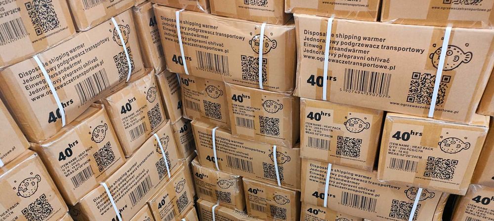 HEAT PACK 40H – 100 SZTUK ogrzewacz do transportu ROŚLIN I ZWIERZĄT