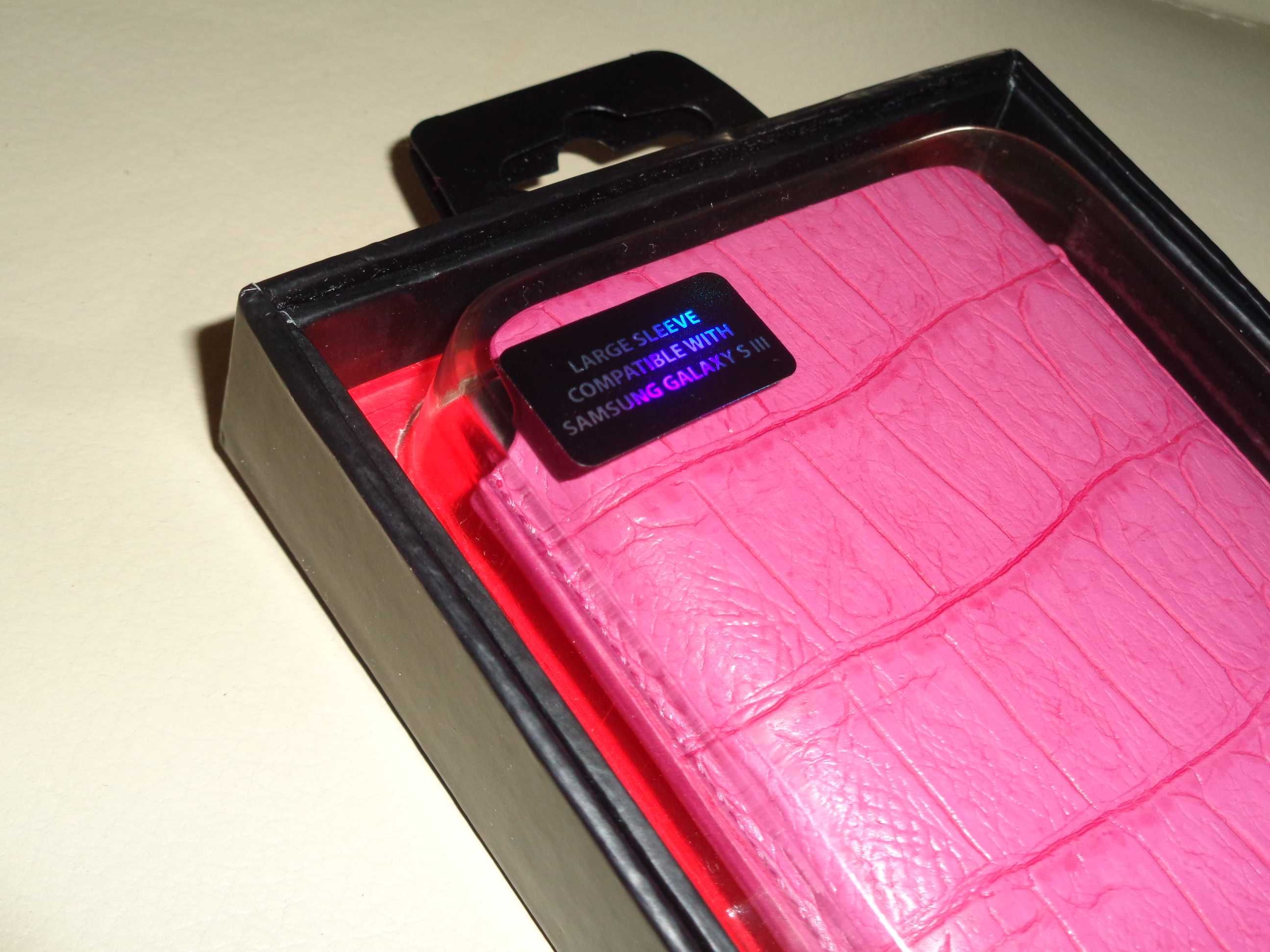 GUESS oryg. nowe różowe etui na telefon komórkowy Samsung Galaxy S III