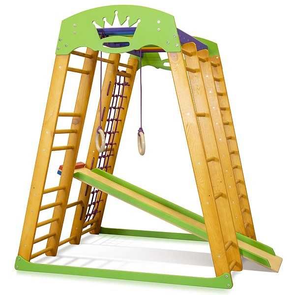 Дитячий спортивний комплекс Карапуз Міні SportBaby горіх