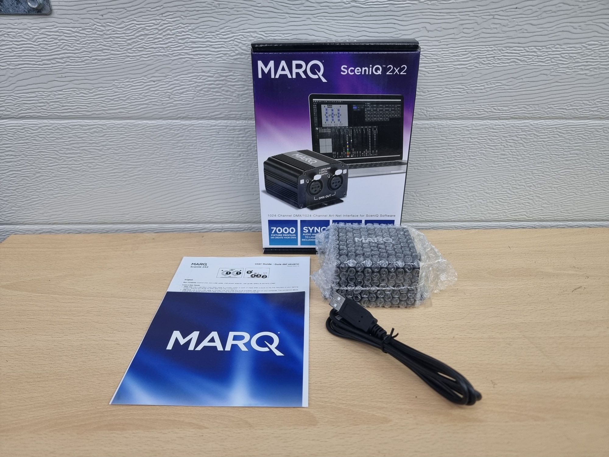 Profesjonalny NOWY interfejs dmx usb Marq sceniq 2x2 w sklepie 950pln