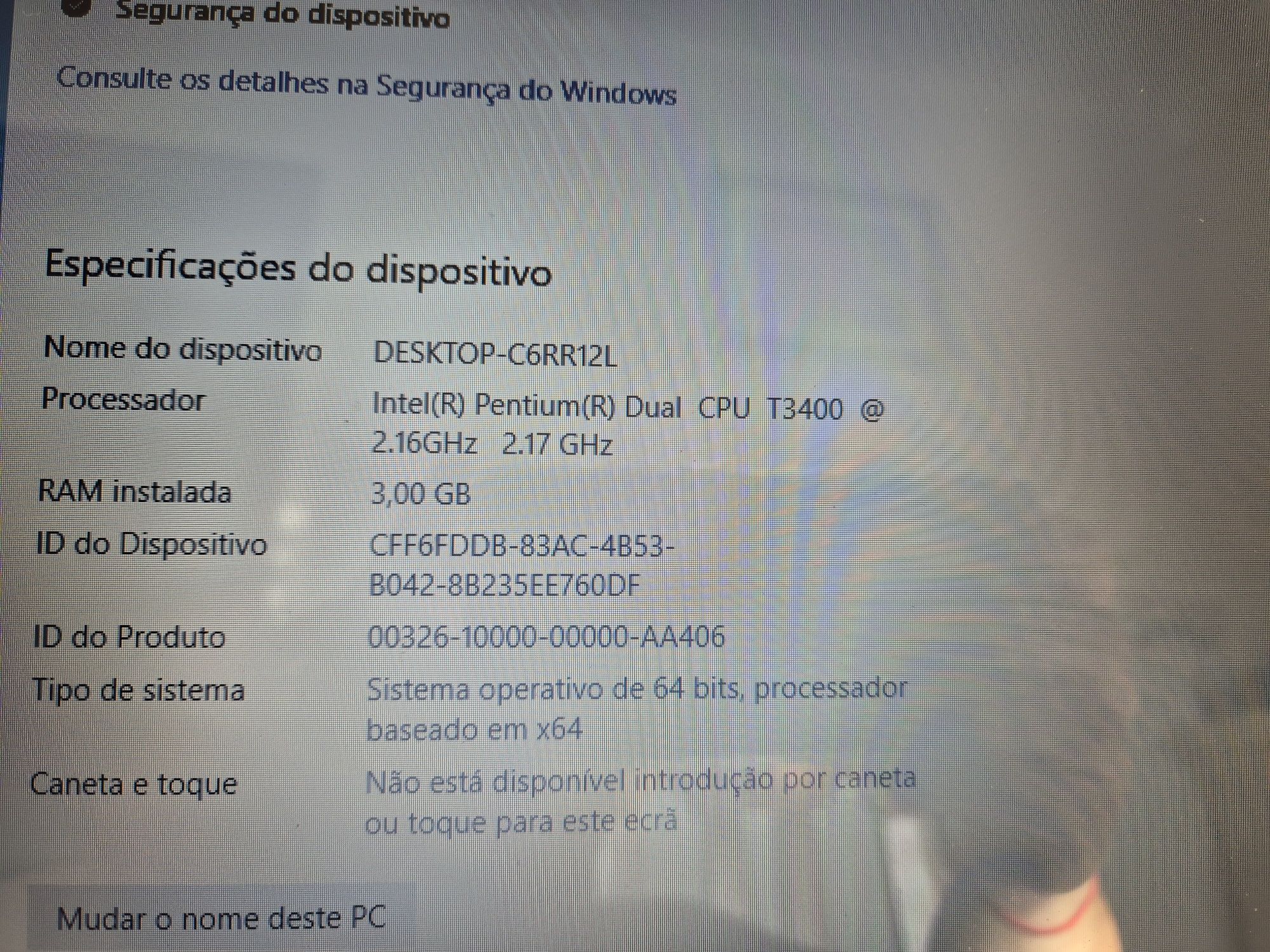 Portatil toshiba