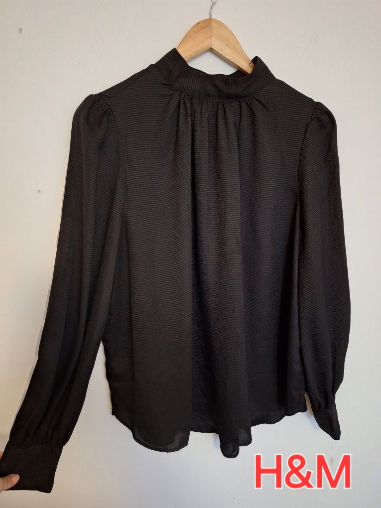 Bluzka ze stójką H&M r. L