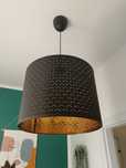 Ikea NYMÖ Klosz, czarny/kolor mosiądzu, 44 cm
Klosz, czarny/kolor mosi