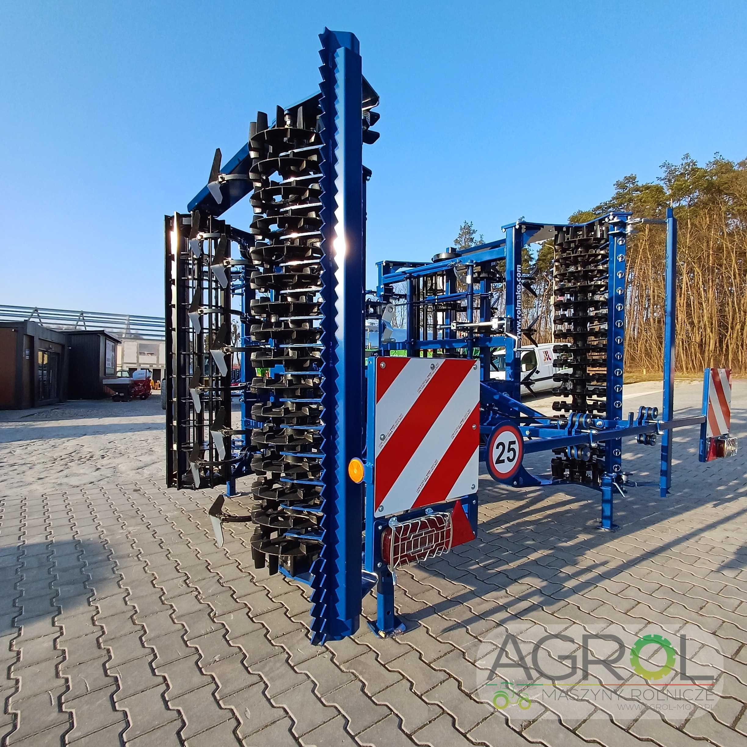 Kompaktowy agregat uprawowy U684 Rolmako 4,0m hydrauliczny ząb SX
