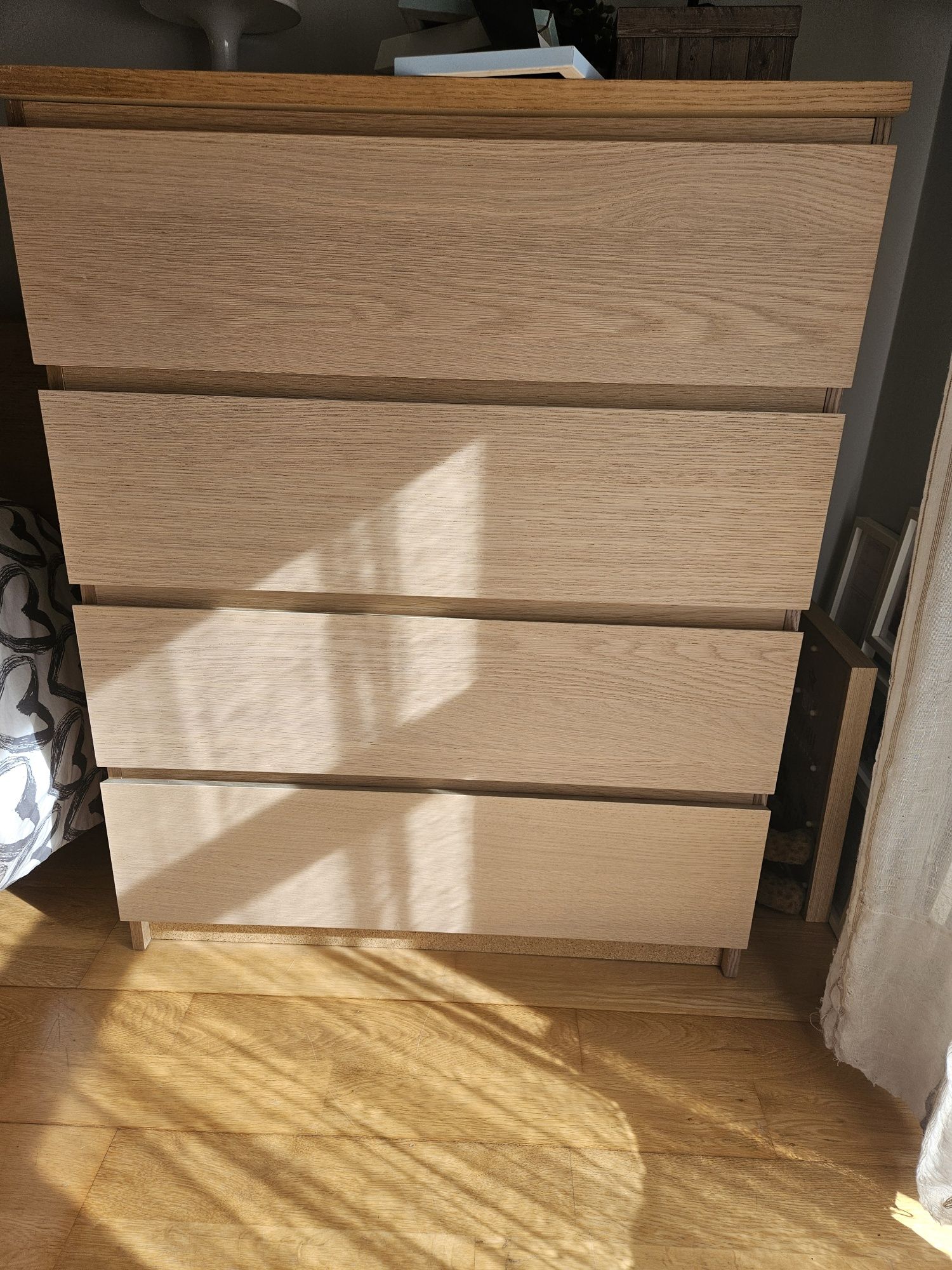 Comoda malm carvalho velatura branca