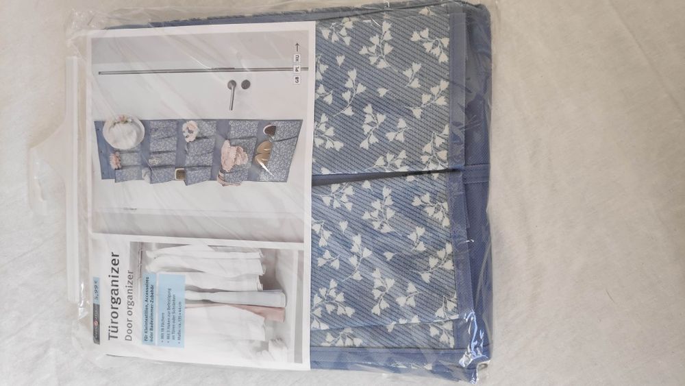 Organizer segregator na drzwi do szafy na kapcie buty skarpety