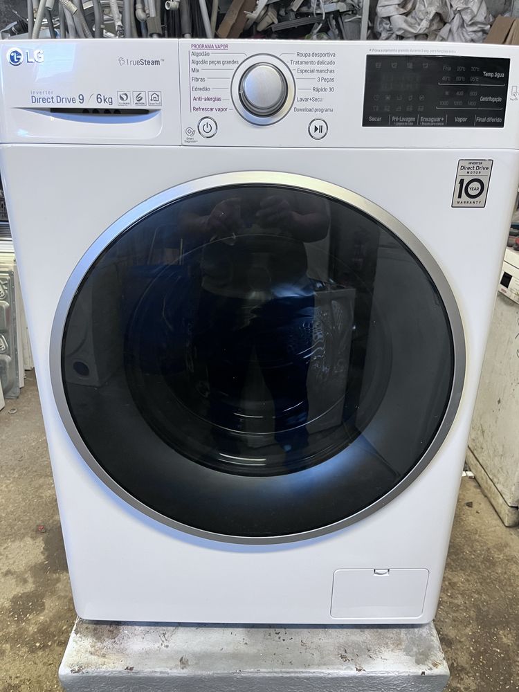 Maquina de lavar e secar roupa LG