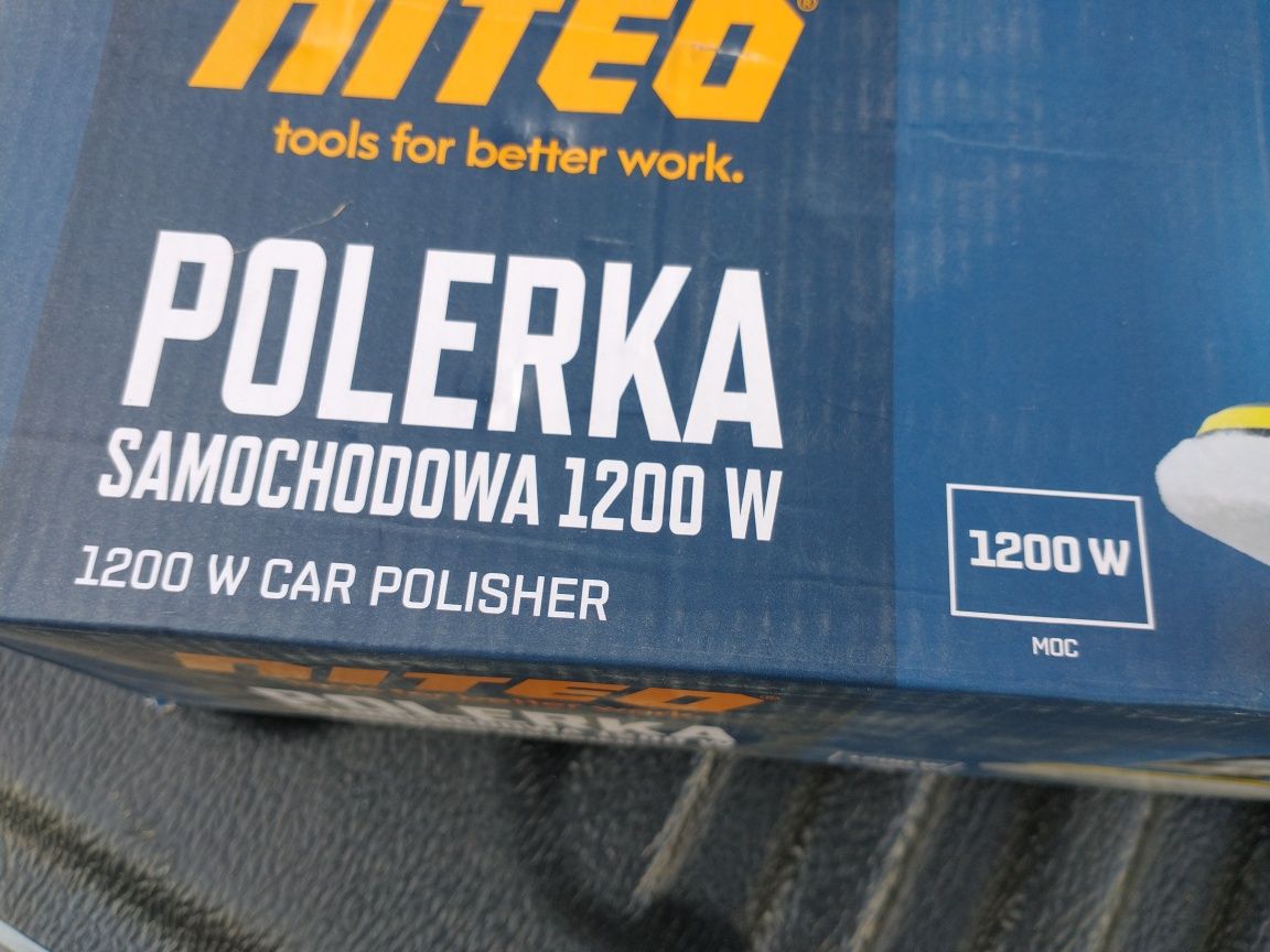 Nowa polerka samochodowa 1200 watt płynna reg obrotów