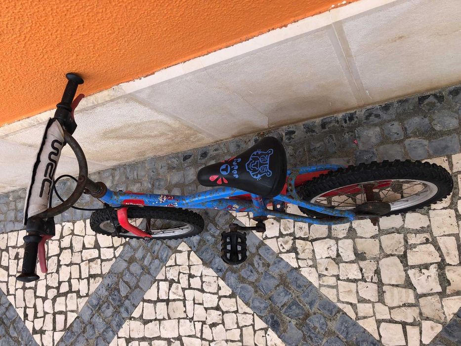 Bicicleta para crianças entre os 4 e os 9 anos