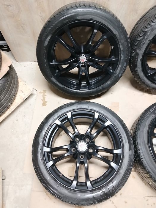 Komplet alufelg r17 5x112 z oponami letnimi/zimowymi !!.