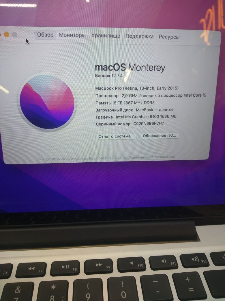 MacBook pro a1502 (2015)