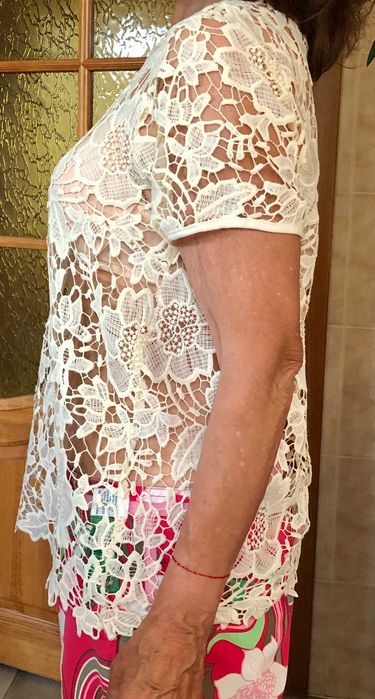 Кофточка гипюровая