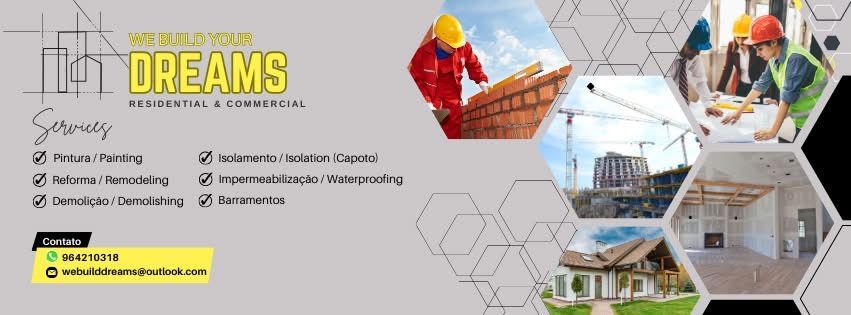 Trabalhos de construçao e remodelacao !