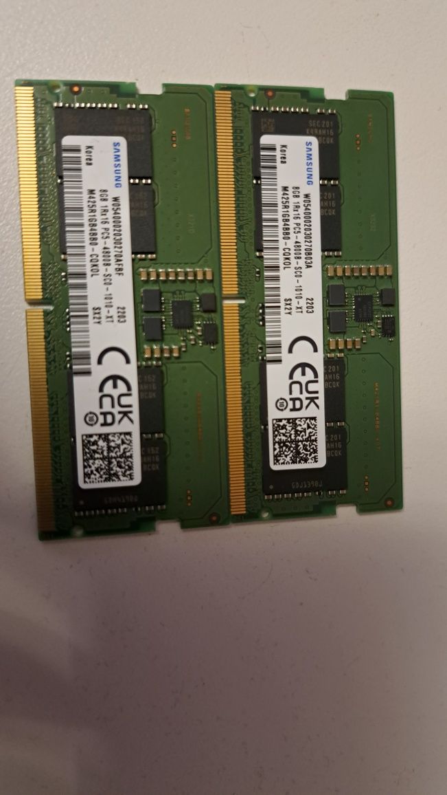 Оперативна пам'ять DDR5 sodimm 4800MHz