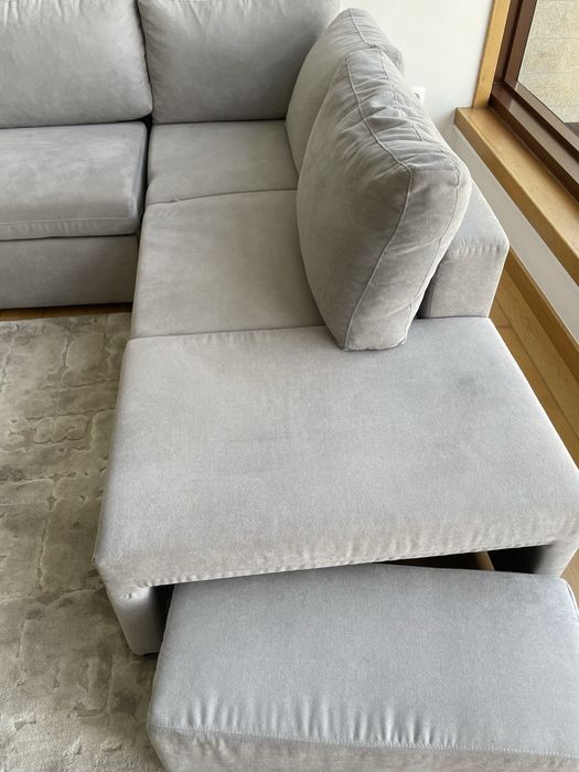 Sofá de canto com chaise longue