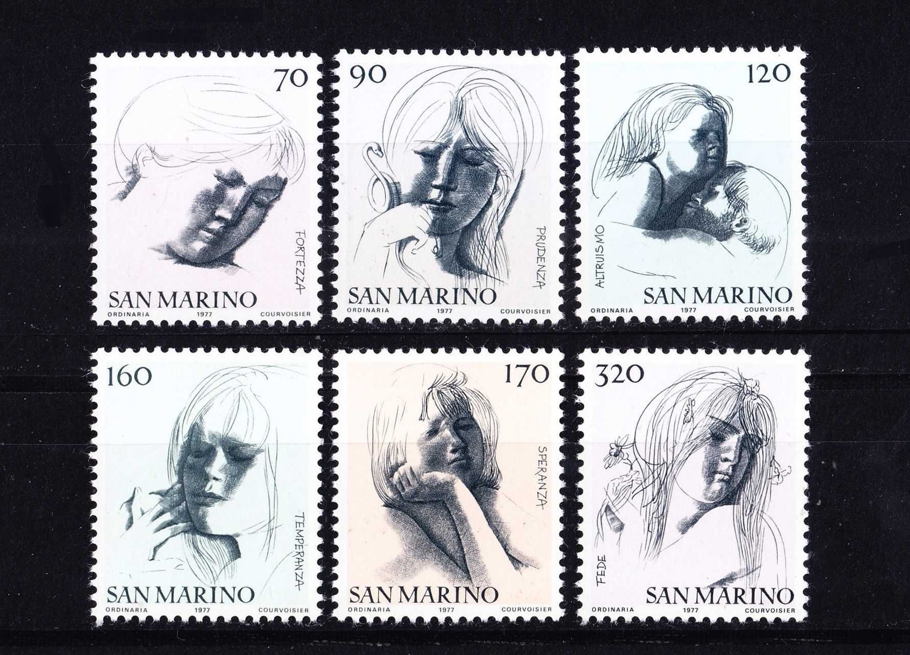1977 - São Marino - Selos novos (MNH)