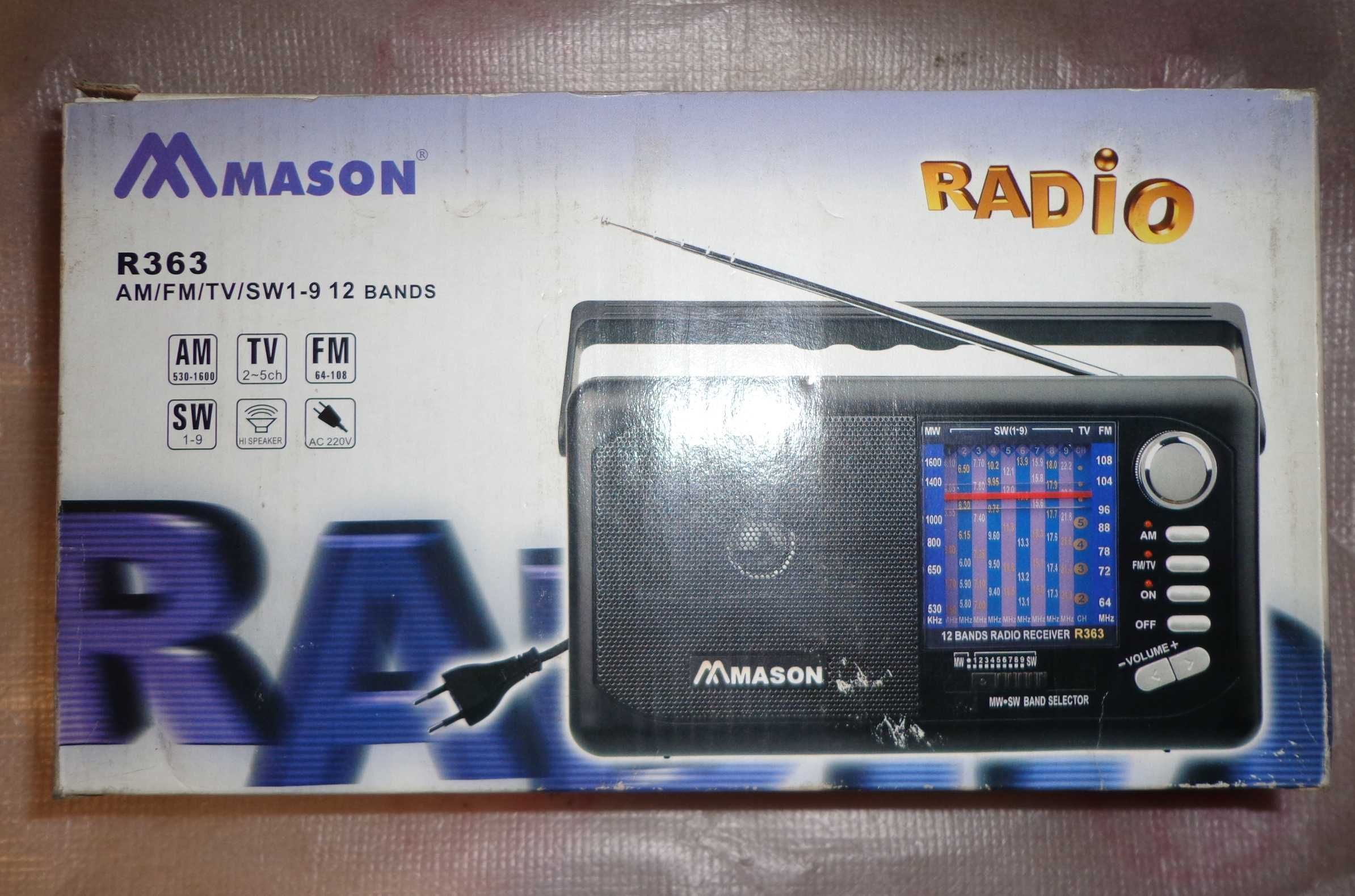 Mason R363 хороший радиоприёмник.