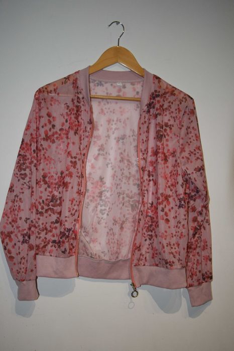Casaco Flores Transparente - NOVO