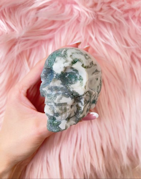 Agat Mszysty Czaszka • Wdzięczność • Obfitość • Regeneracja • Spokój