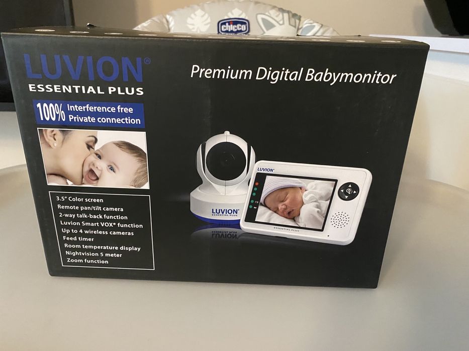 LUVION ESSENTIAL PLUS - elektroniczna niania z kamerą i monitorem 3,5"