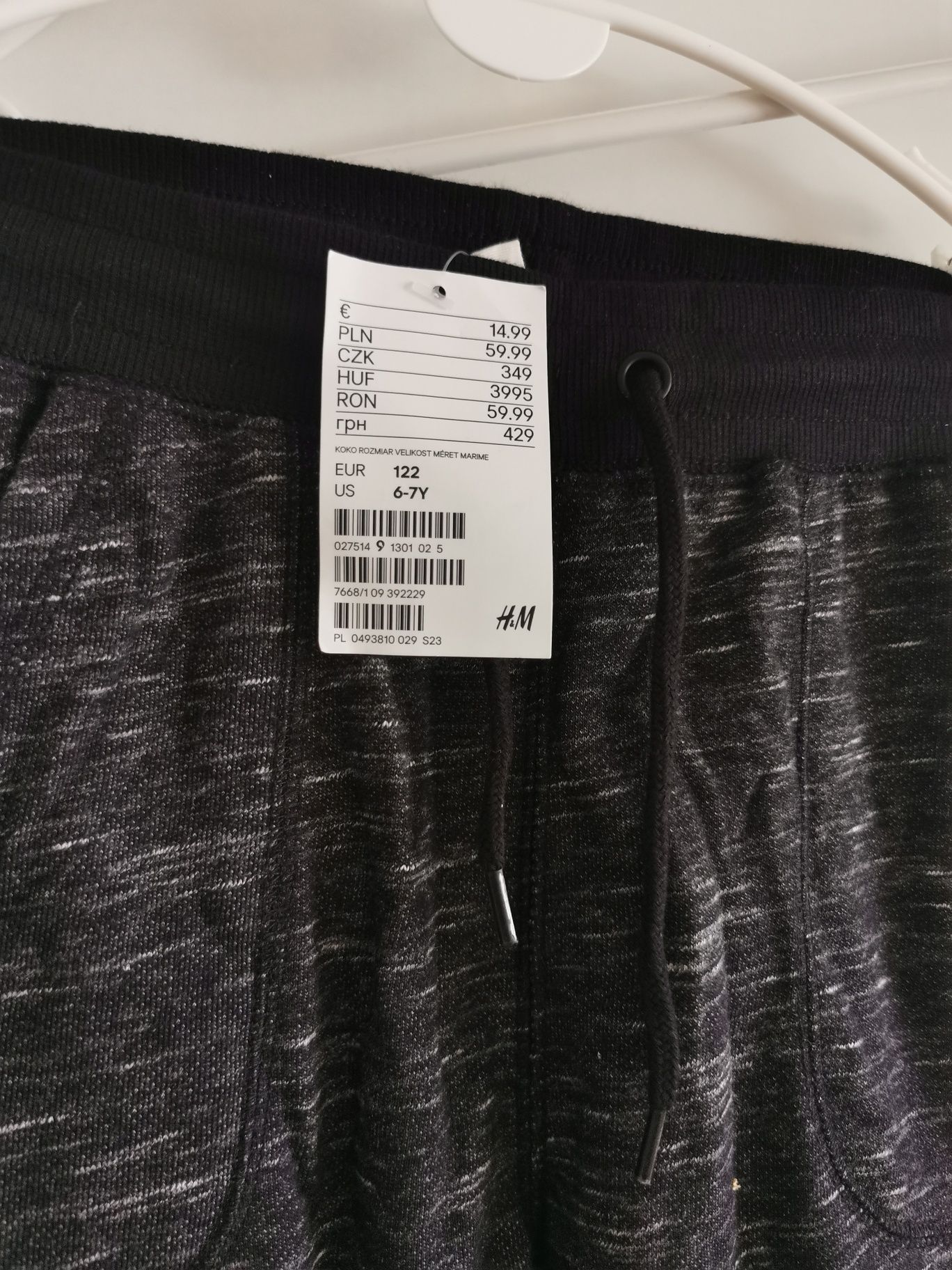 Joggersy H&M rozmiar 122cm