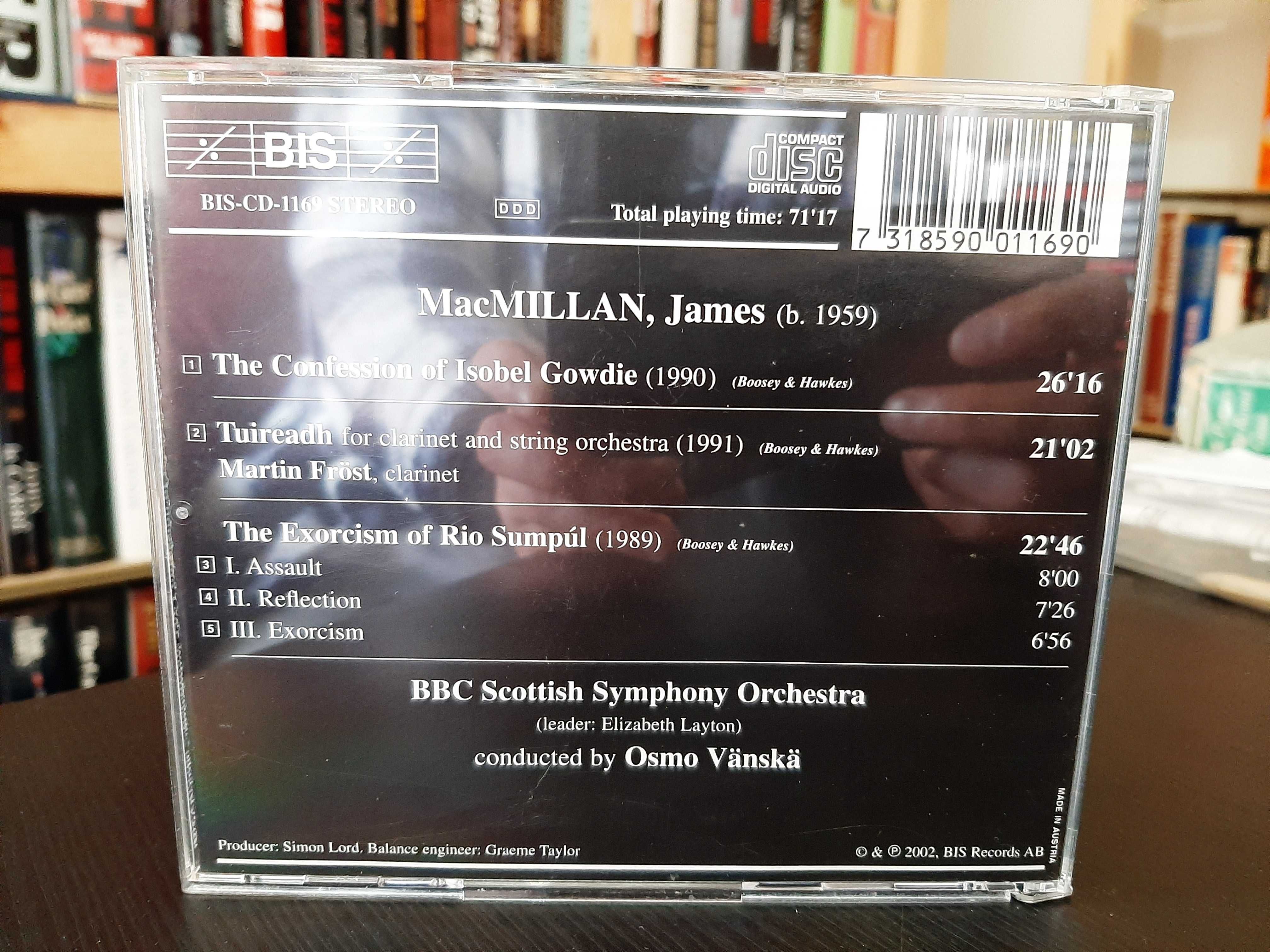 James MacMillan – The Confession Of Isobel Gowdie – Osmo Vänskä