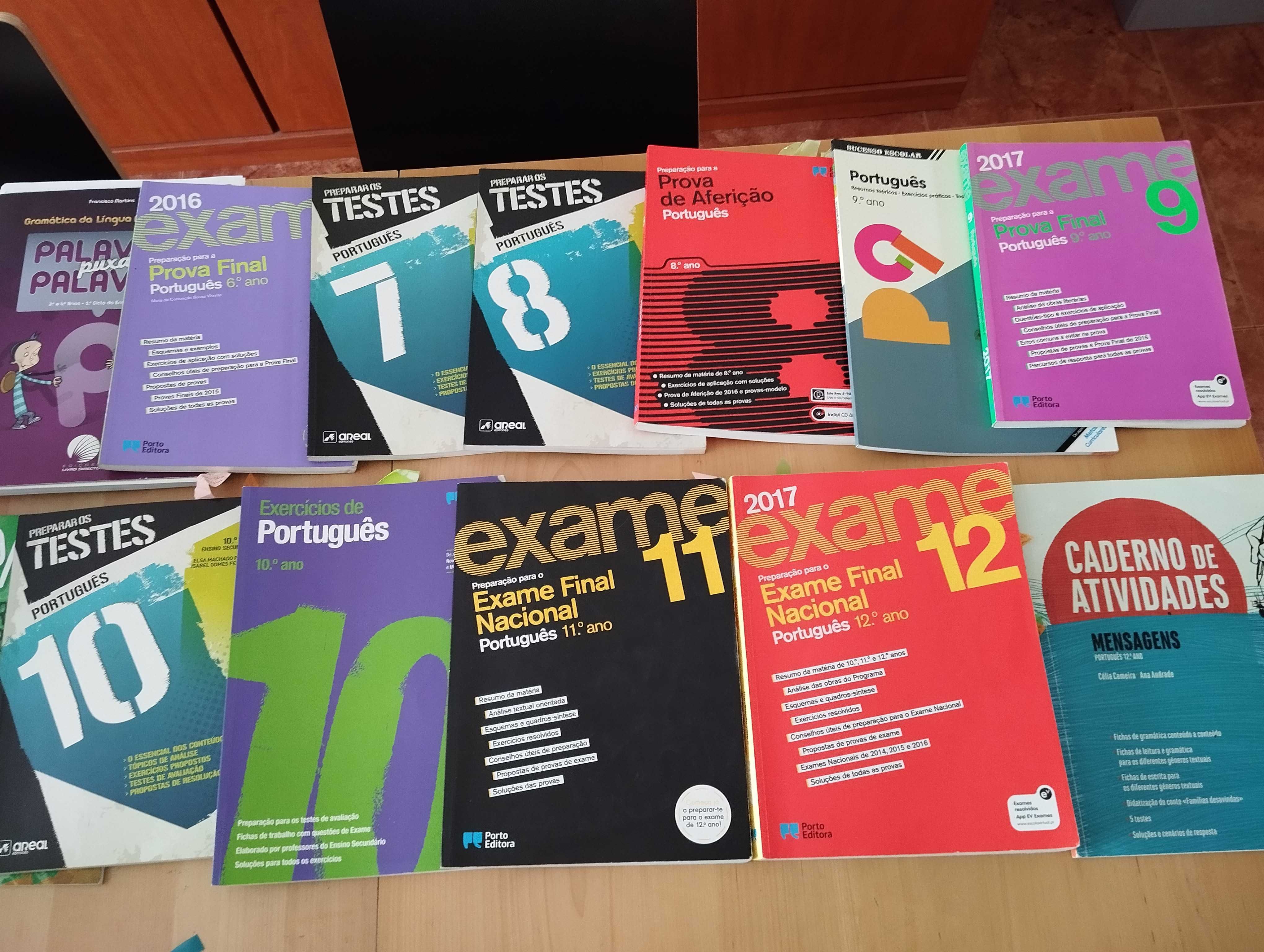 Livros Preparar os testes Areal 9.° ano