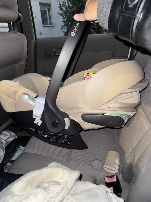 Fotelik cybex cloud T plus cozy beige