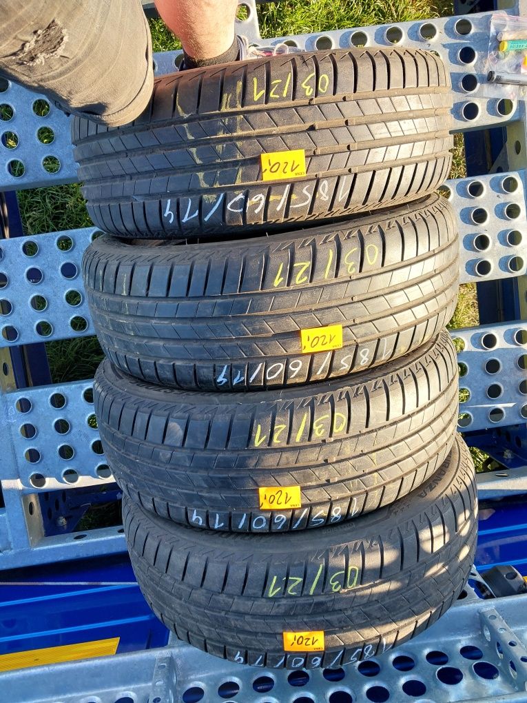 4xBridgestone Turanza 185/60r14, 21rok opon!