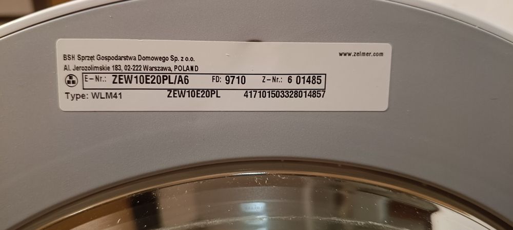 Sprzedam pralkę Zelmer