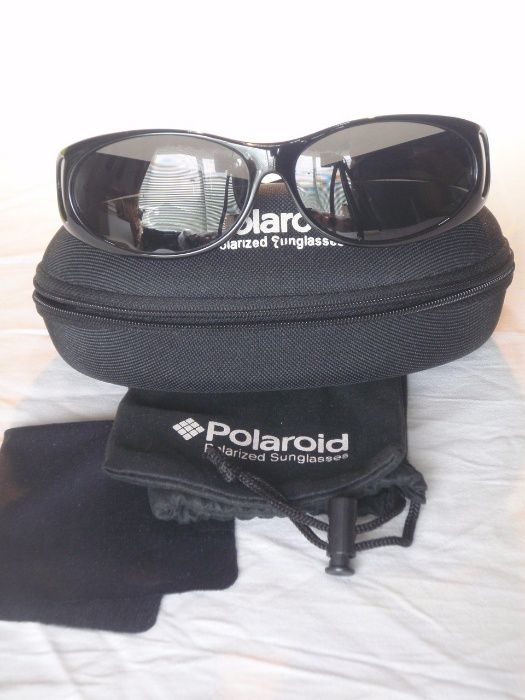 Okulary przeciwsłoneczne Polaroid i Ray Ban