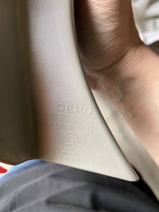 задний левый фонарь Depo, Toyota Corolla 2007 (e150)