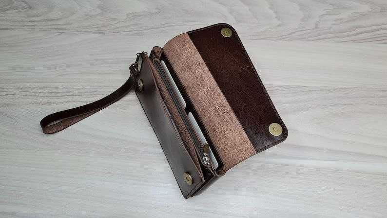 Клатч барсетка шкіряна чоловіча ручної роботи