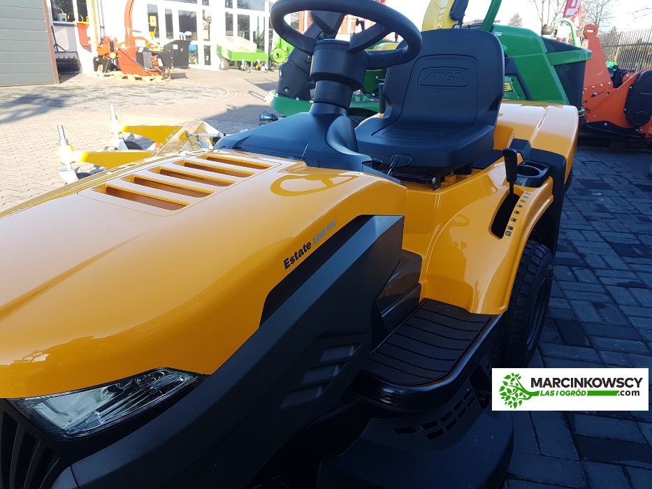 "Marcinkowscy" Mocny traktorek 2-cylindrowy STIGA 398 z pługiem 120 cm