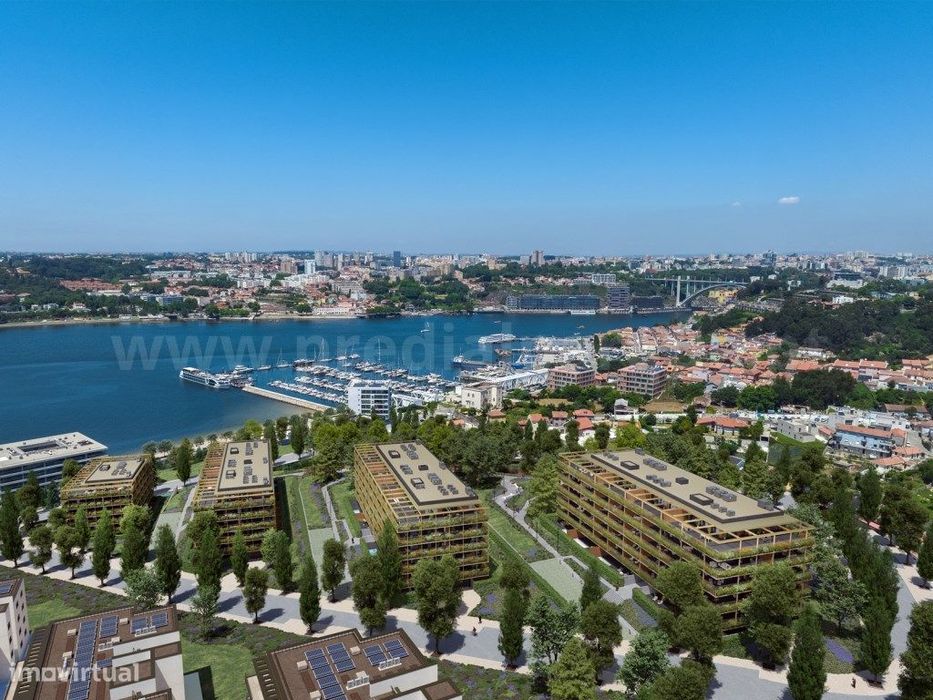 Apartamento T3 com terraço e piscina, Canidelo