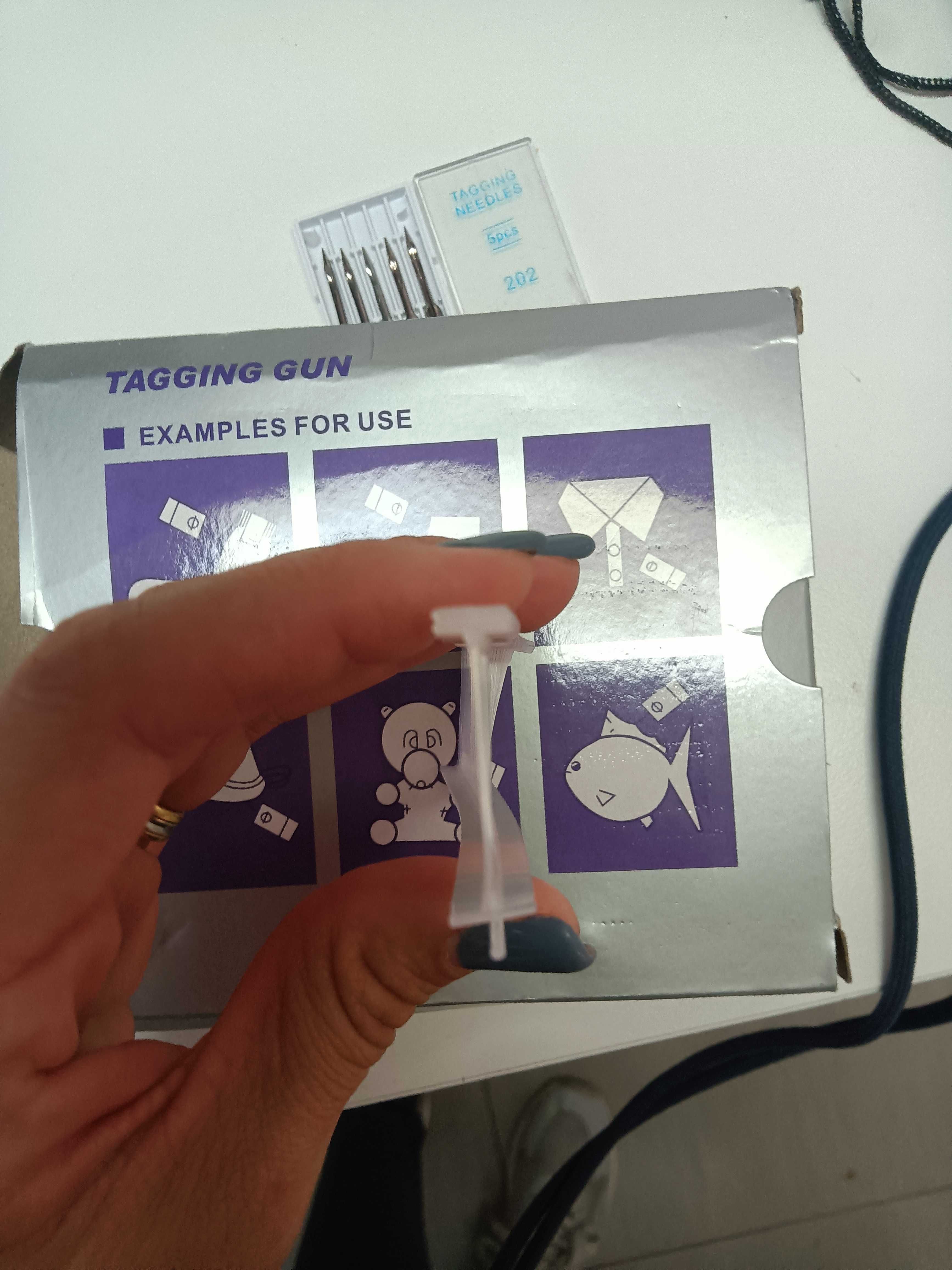 Pistola de etiquetagem com grampos e agulhas (Nova)