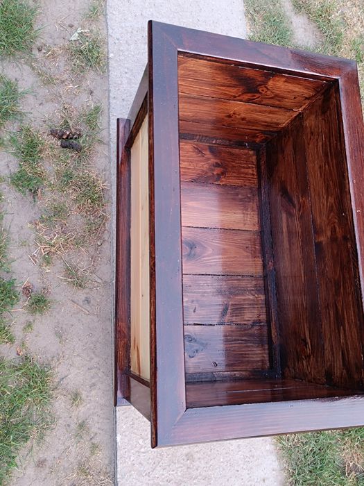 Doniczka (donica) ogrodowa drewniana Duża