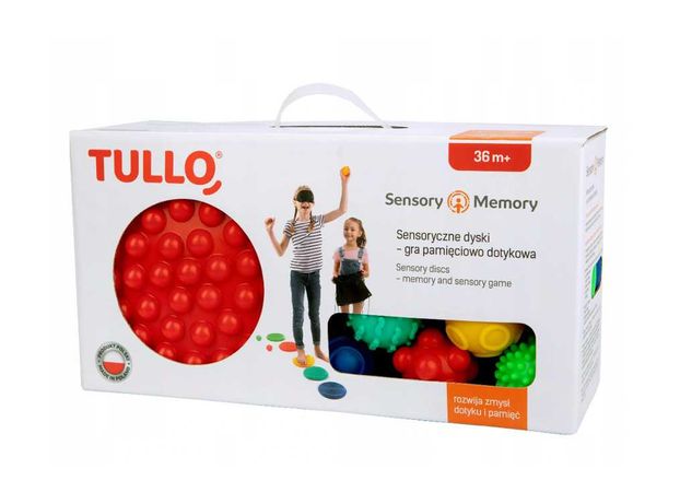 TULLO Sensory Memory Sensoryczna gra  do ćwiczeń i zabawy