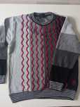 Carlo Colucci  męski sweter przez głowę 50% wełna merynos r XL
