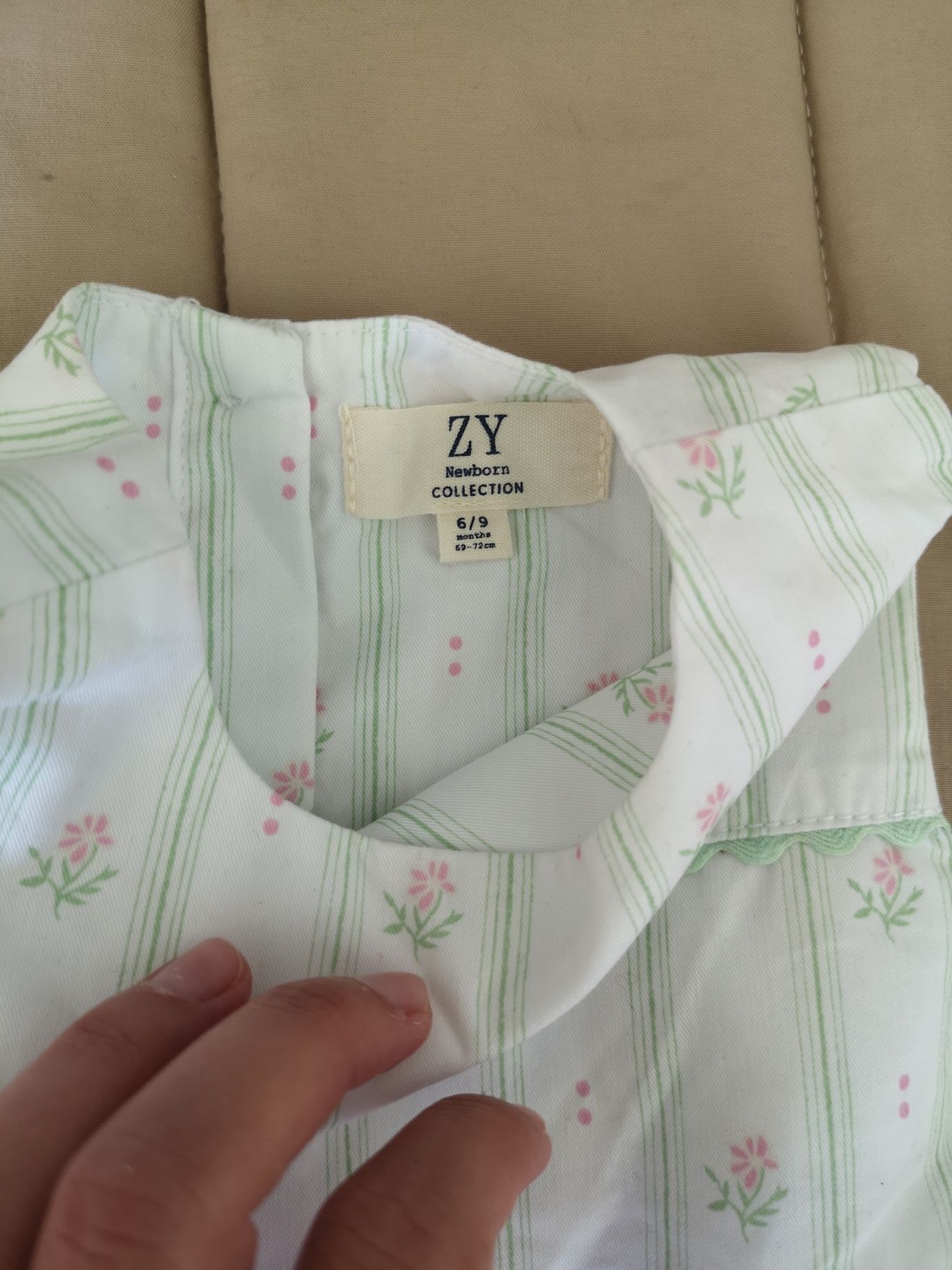 Vestido de verão 6-9m