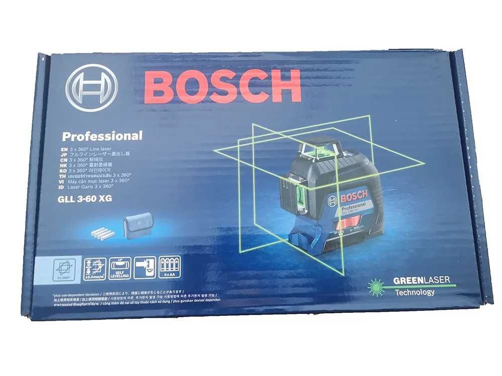 Лазерний рівень/нівелір Bosch - 3D(12 ліній) / Зелений промінь