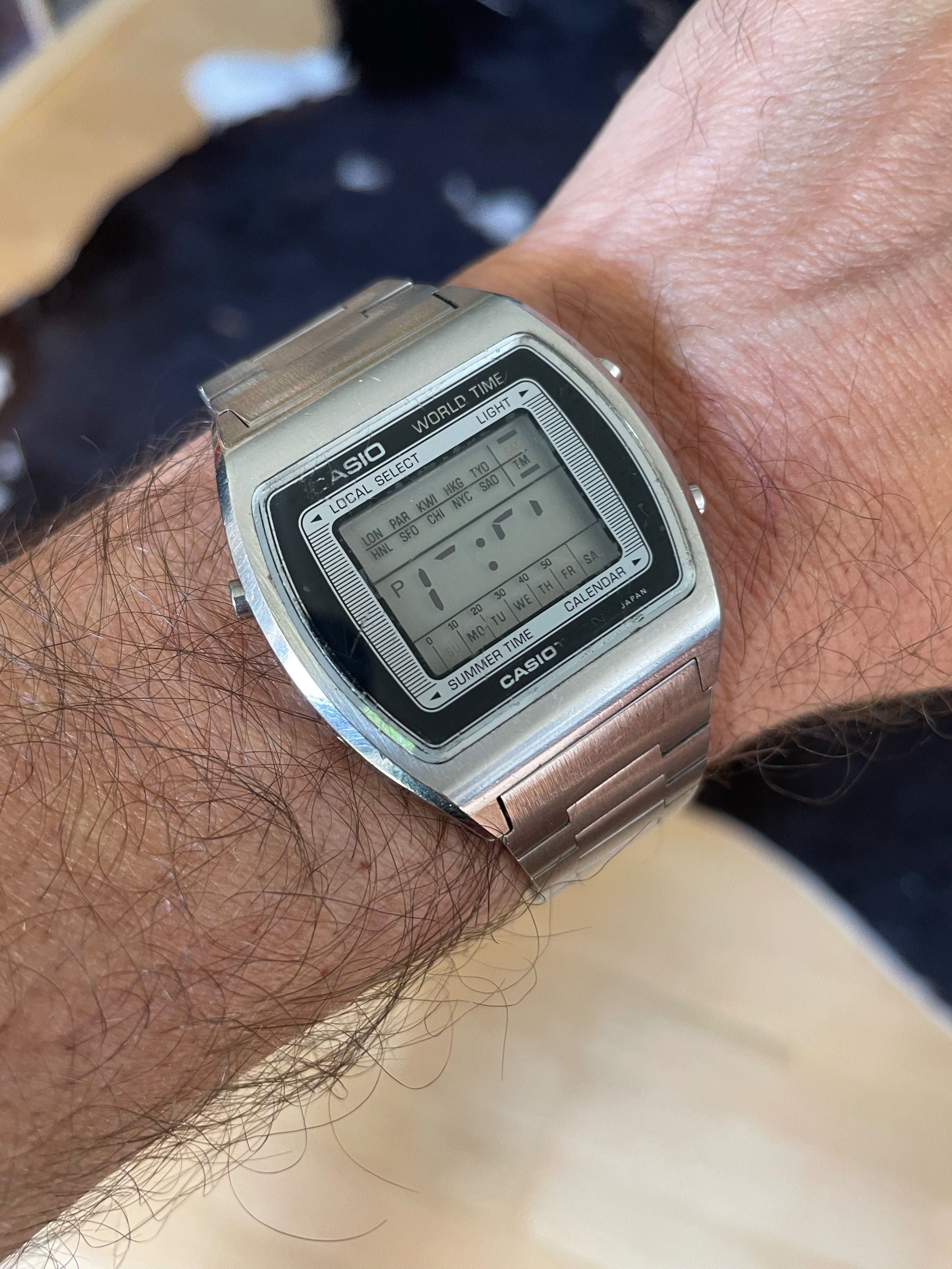 Zegarek Casio vintage unikat z lat 70 Casiotron 29CS-11 - uszkodzony