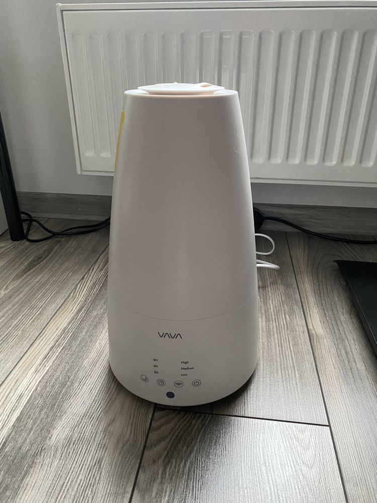 Elegancki design nawilżacz powietrza ultradźwiękowy VAVA biały +pilot