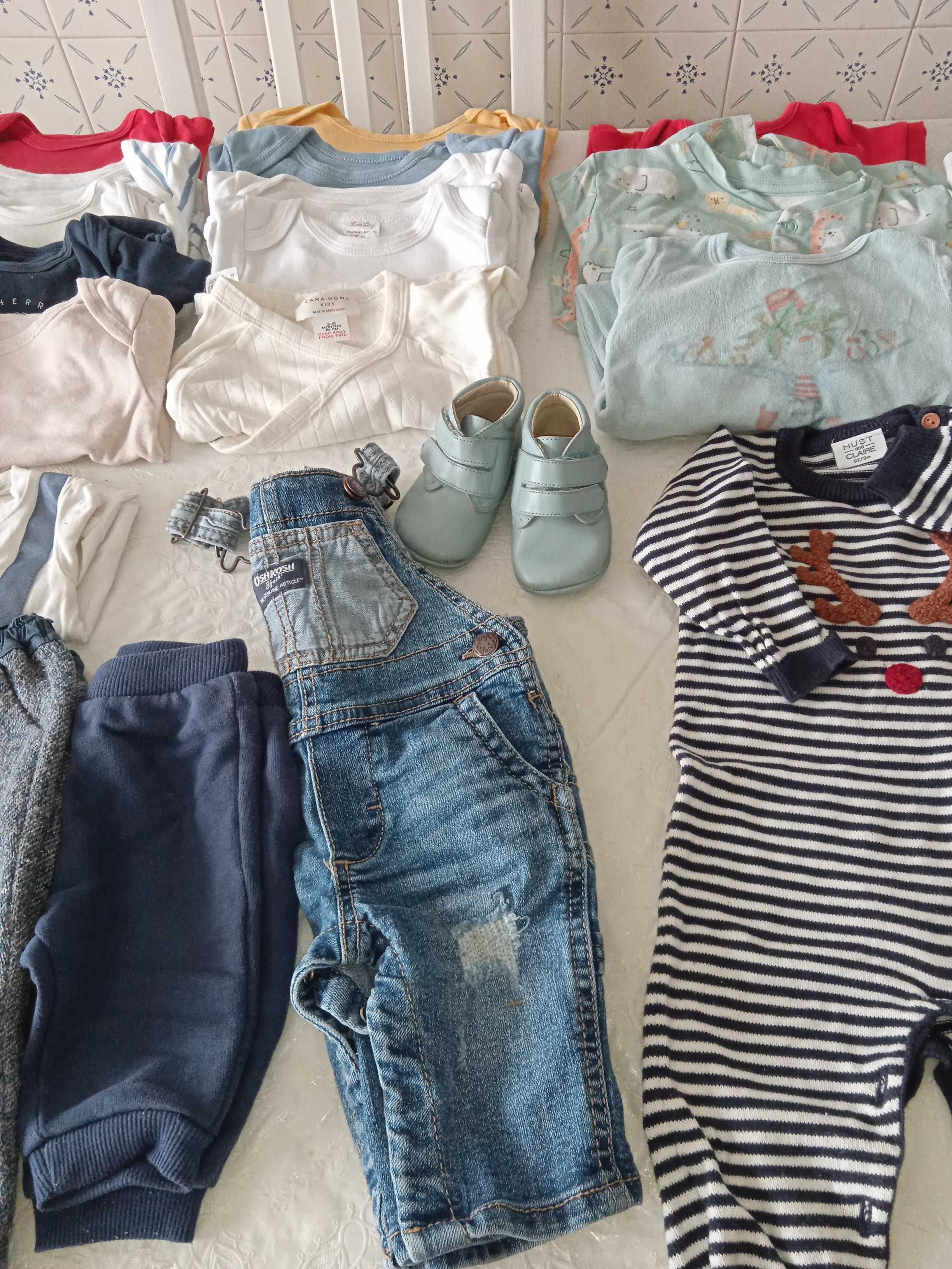 Lote roupa bebé menino de 3 a 6 meses