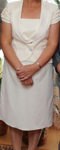 Sukienka z żakietem na komunię, chrzest, wesele rozm. 46