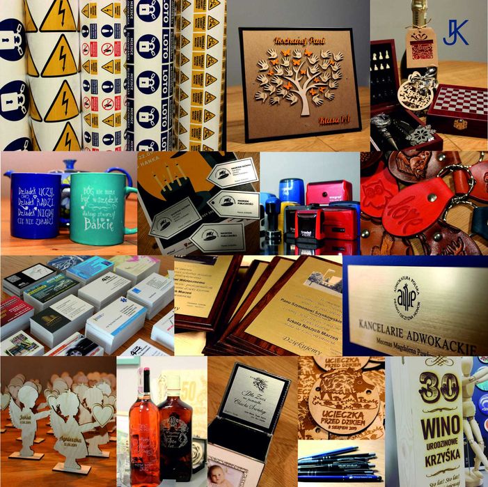 Grawerowanie laserowe, Reklama, szyldy, oklejanie, ploter,pieczątki