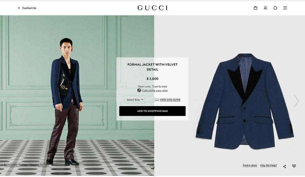 Gucci мужской пиджак Оригинал