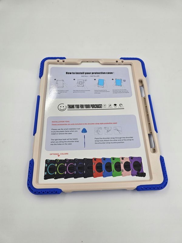 Etui case obudowa do iPad Pro 12.9" 2021/5. gen NIEBIESKO-beżowa z pod