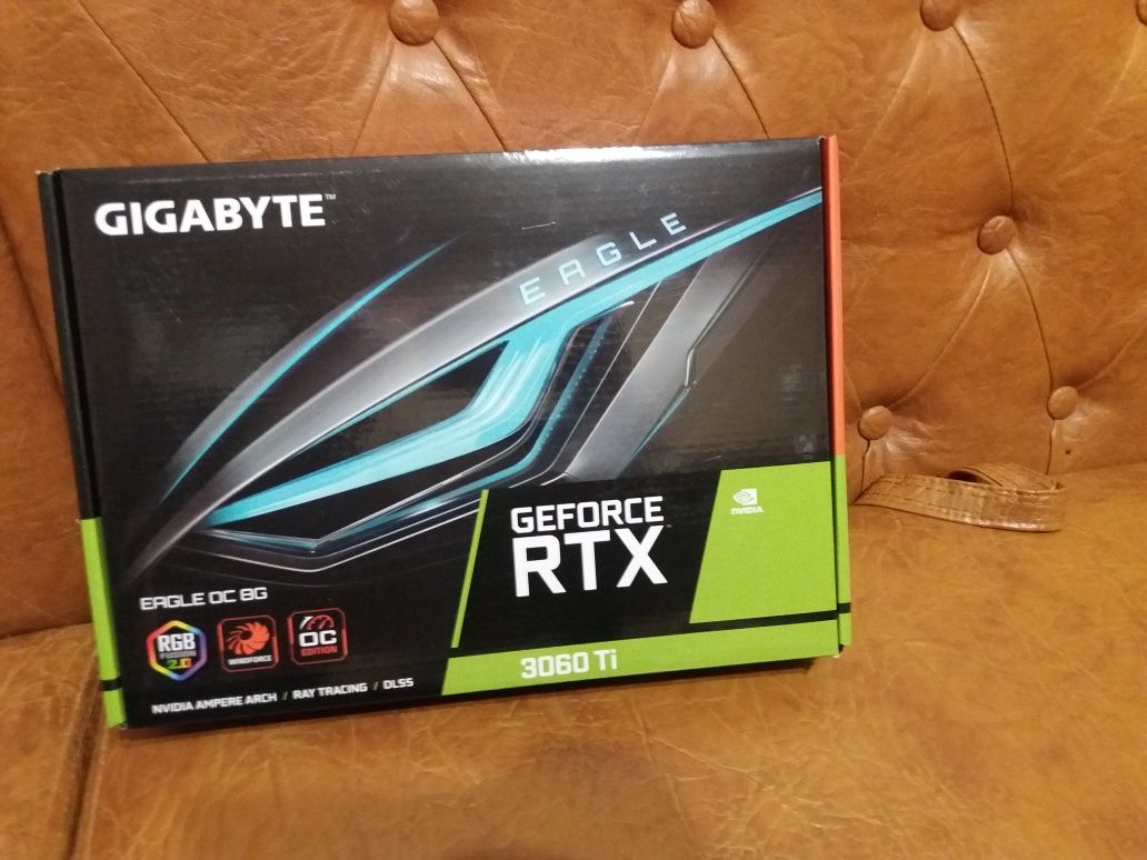 НОВА відео карта   Gigabyte RTX 3060 Ti EAGLE 8GB